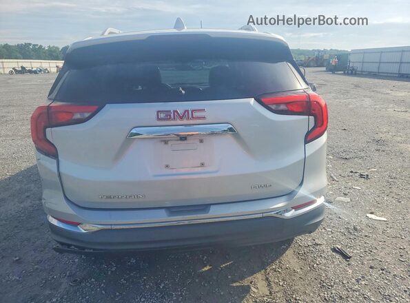 3GKALVEV7KL175594 2019 GMC TERRAIN Silver Widok z tyłu