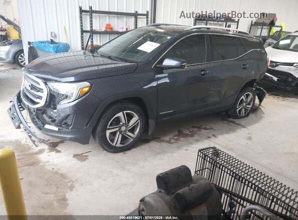 3GKALVEV7KL191908 2019 GMC TERRAIN Dark Blue წინა მარცხენა ხედი სამი მეოთხედიდან