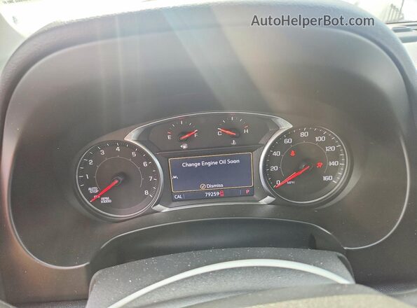 3GKALVEV7LL252899 2020 GMC TERRAIN Серебряный Вид щитка приборов