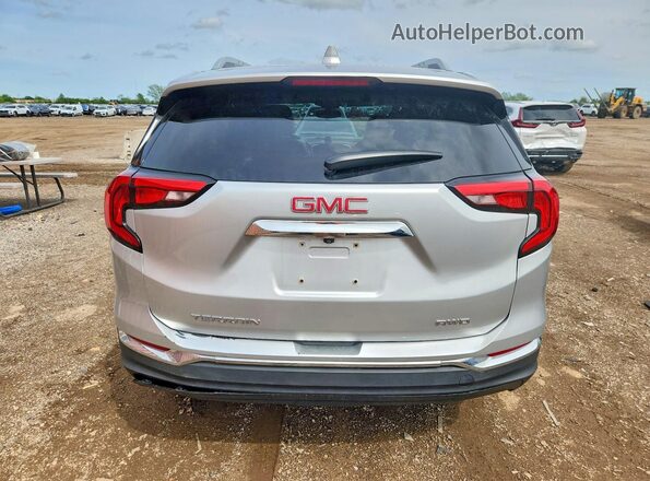 3GKALVEV7LL252899 2020 GMC TERRAIN Серебряный Вид сзади