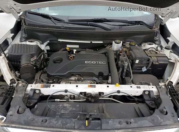 3GKALVEV7ML345357 2021 GMC TERRAIN White Engine compartment view