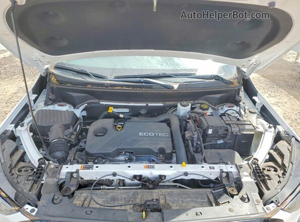 3GKALVEV7ML400793 2021 GMC TERRAIN White Vista del compartimento del motor
