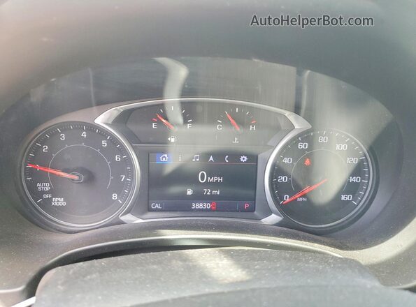 3GKALVEV7ML400793 2021 GMC TERRAIN White Vista del cuadro de instrumentos
