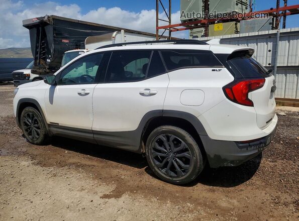 3GKALVEV7ML400793 2021 GMC TERRAIN White Trasero izquierdo