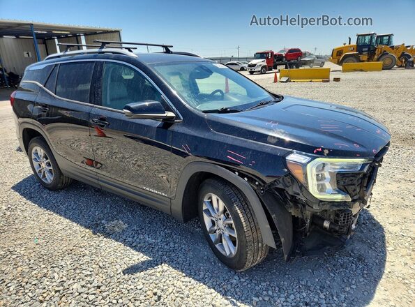 3GKALVEV7NL182713 2022 GMC TERRAIN Black წინა მარჯვენა
