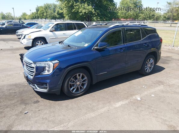3GKALVEV7NL305538 2022 GMC TERRAIN Dark Blue Front left