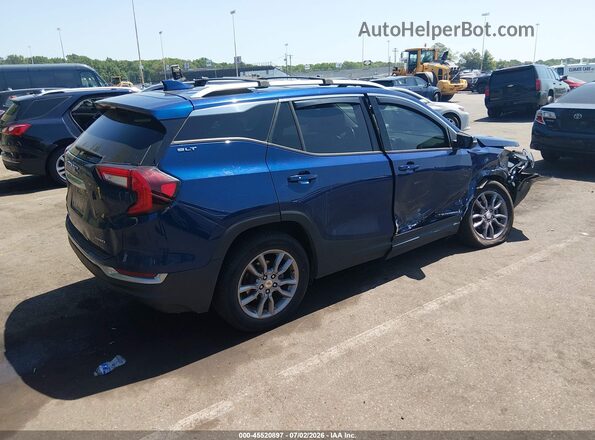 3GKALVEV7NL305538 2022 GMC TERRAIN Dark Blue Rear right