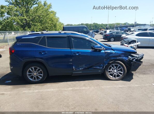3GKALVEV7NL305538 2022 GMC TERRAIN Dark Blue Rear interior view