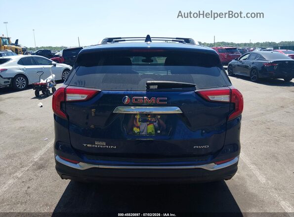 3GKALVEV7NL305538 2022 GMC TERRAIN Dark Blue 