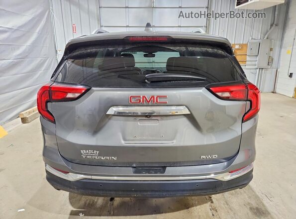 3GKALVEV8KL312879 2019 GMC TERRAIN Silver Widok z tyłu