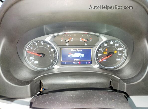 3GKALVEV8KL312879 2019 GMC TERRAIN Silver Widok zestawu wskaźników