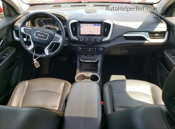 3GKALVEV8LL101795 2020 GMC TERRAIN Red წინა პანელის ხედი