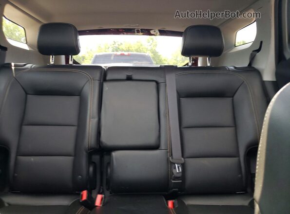 3GKALVEV8LL101795 2020 GMC TERRAIN Red უკანა სავარძლების ხედი