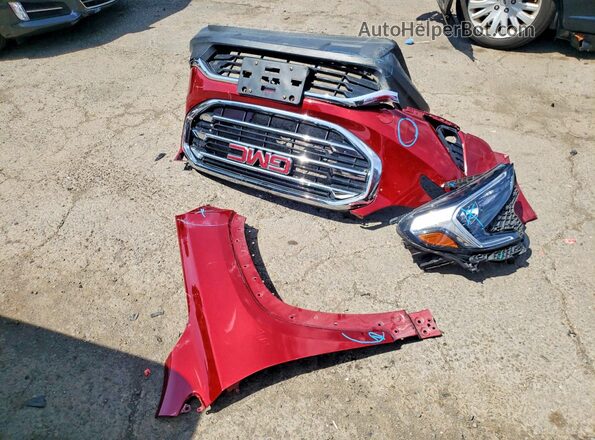 3GKALVEV8LL101795 2020 GMC TERRAIN Red VIN კოდის სტიკერის ხედი