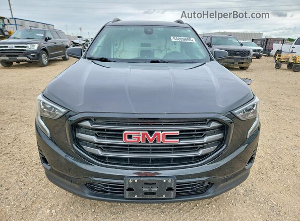 3GKALVEV8LL103854 2020 GMC TERRAIN Black Front view