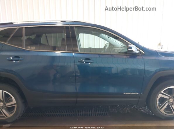 3GKALVEV8LL207213 2020 GMC TERRAIN Blue უკანა სალონის ხედი
