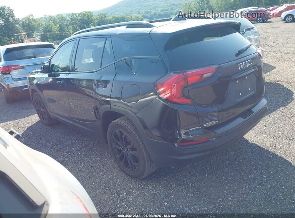 3GKALVEV8ML386127 2021 GMC TERRAIN Black უკანა მარცხენა