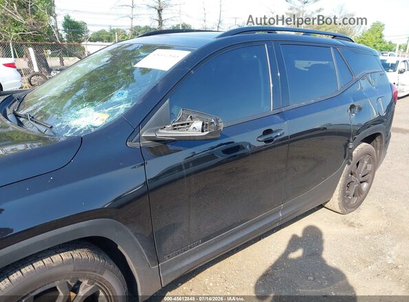 3GKALVEV8ML386127 2021 GMC TERRAIN Black წინა ხედი