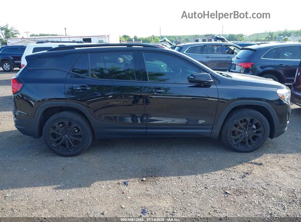 3GKALVEV8ML386127 2021 GMC TERRAIN Black უკანა სალონის ხედი