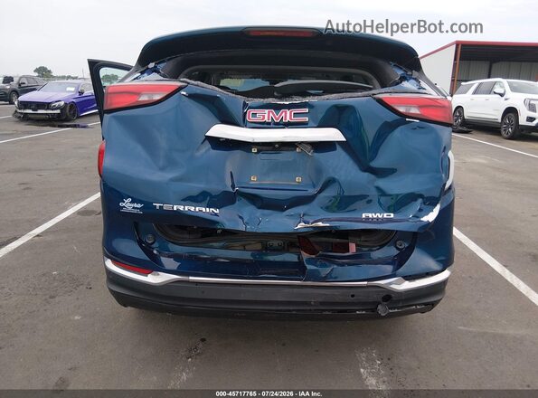 3GKALVEV9LL287301 2020 GMC TERRAIN Blue Front view