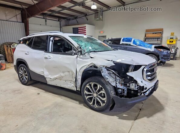 3GKALVEV9ML325885 2021 GMC TERRAIN Белый Передняя правая четверть