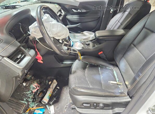 3GKALVEV9ML325885 2021 GMC TERRAIN Белый Вид салона спереди