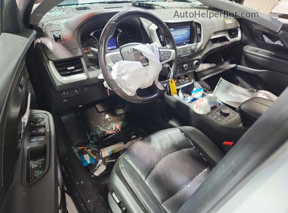 3GKALVEV9ML325885 2021 GMC TERRAIN Белый Вид панели приборов