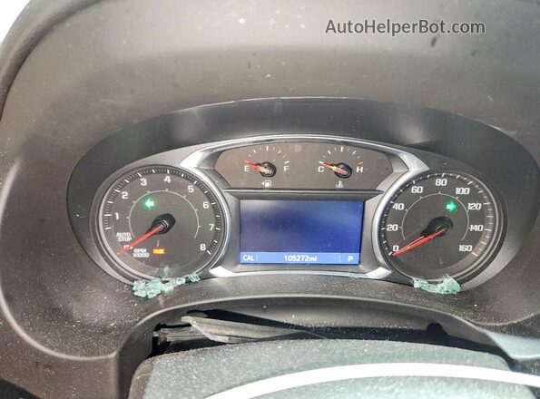 3GKALVEV9ML325885 2021 GMC TERRAIN Белый Вид щитка приборов