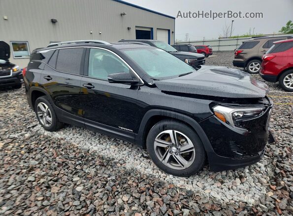 3GKALVEV9ML355663 2021 GMC TERRAIN Black Передня права чверть