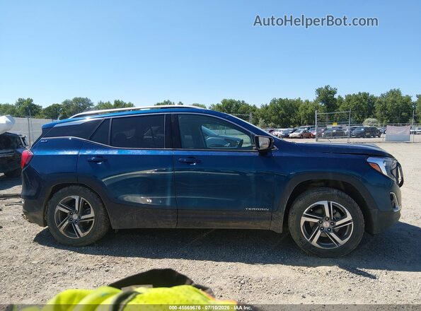 3GKALVEV9ML381244 2021 GMC TERRAIN Blue Սալոնի 360 աստիճան տեսք