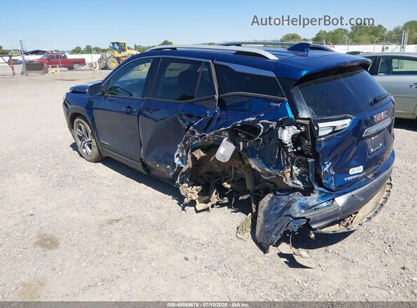 3GKALVEV9ML381244 2021 GMC TERRAIN Blue Հետևի ձախ
