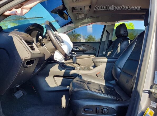 3GKALVEVXJL271136 2018 GMC TERRAIN Gray Vista interior delantera