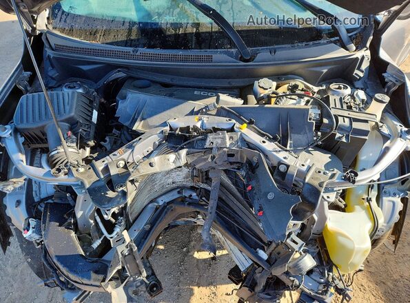 3GKALVEVXJL271136 2018 GMC TERRAIN Gray Vista del compartimento del motor