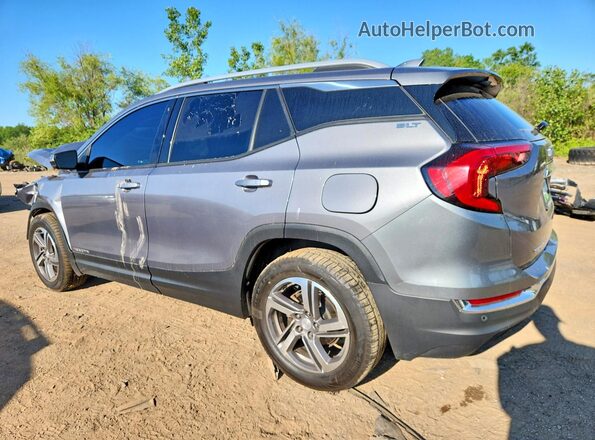 3GKALVEVXJL271136 2018 GMC TERRAIN Gray Trasero izquierdo