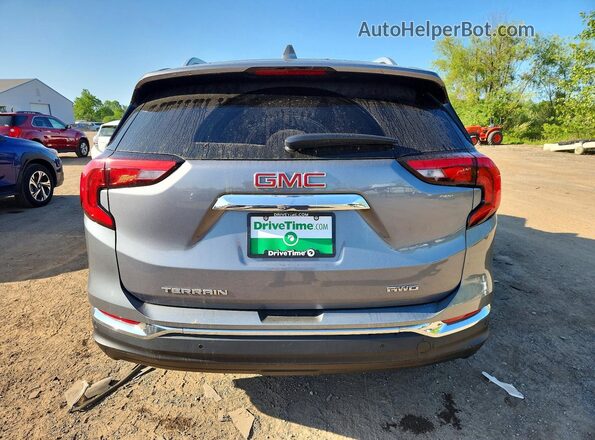 3GKALVEVXJL271136 2018 GMC TERRAIN Gray Vista trasera