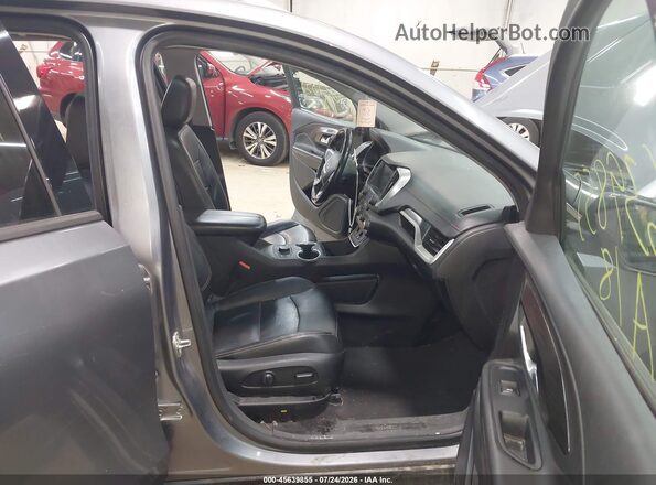 3GKALVEVXJL377263 2018 GMC TERRAIN Gray Vista interior delantera