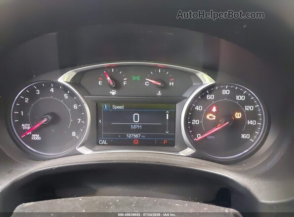 3GKALVEVXJL377263 2018 GMC TERRAIN Gray Vista de los asientos traseros