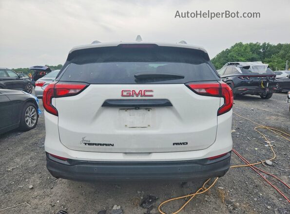 3GKALVEVXKL229521 2019 GMC TERRAIN White უკანა ხედი