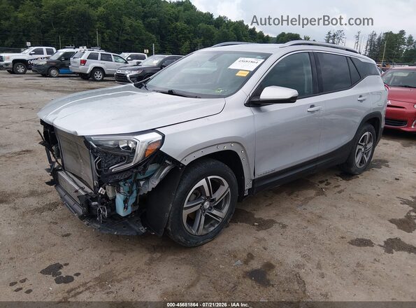 3GKALVEVXKL230183 2019 GMC TERRAIN Silver Przód lewy