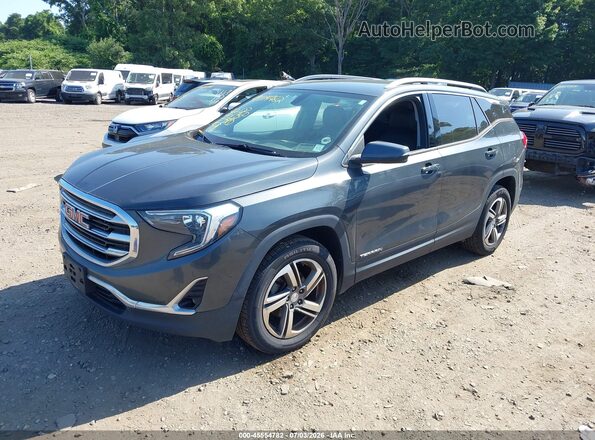 3GKALVEVXKL320854 2019 GMC TERRAIN Серый Передняя левая четверть