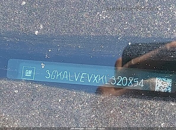 3GKALVEVXKL320854 2019 GMC TERRAIN Серый 