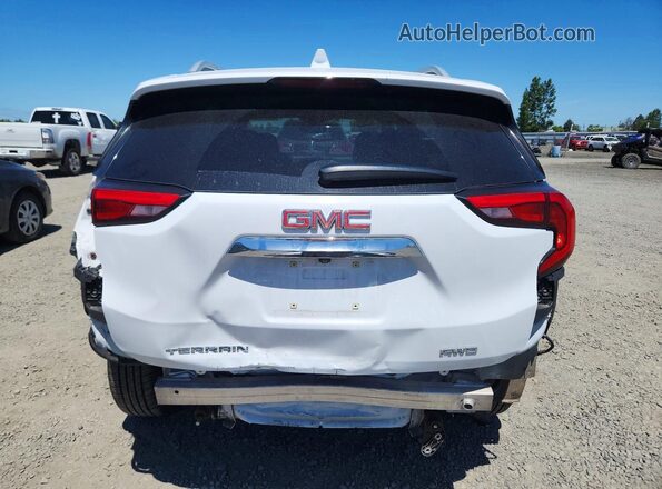 3GKALVEVXLL115696 2020 GMC TERRAIN White უკანა ხედი
