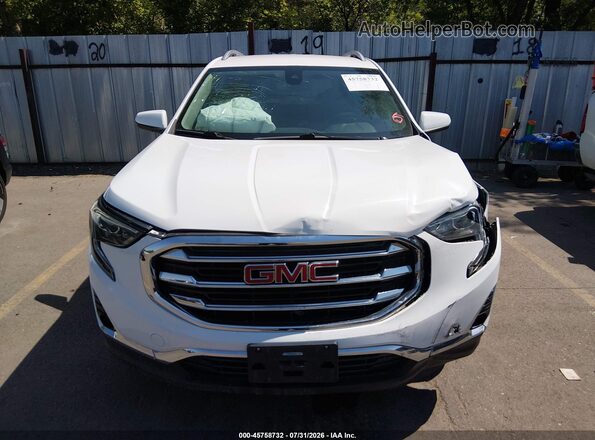 3GKALVEVXLL234817 2020 GMC TERRAIN White Vista del cuadro de instrumentos