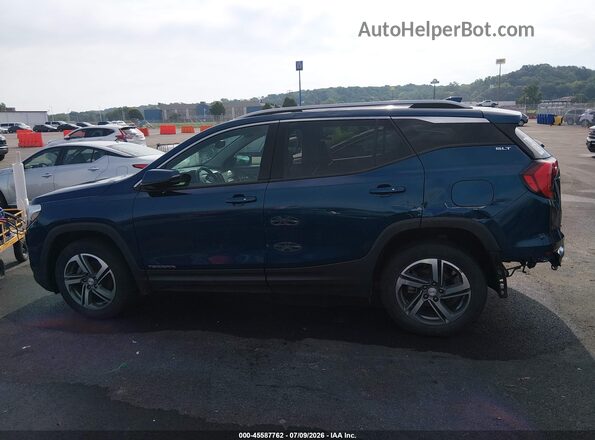 3GKALVEVXML387599 2021 GMC TERRAIN Blue Դիմացի տեսք