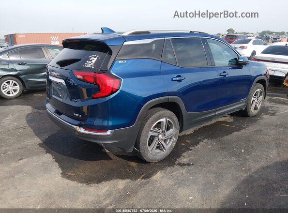 3GKALVEVXML387599 2021 GMC TERRAIN Blue Հետևի աջ