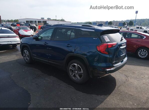 3GKALVEVXML387599 2021 GMC TERRAIN Blue Հետևի ձախ