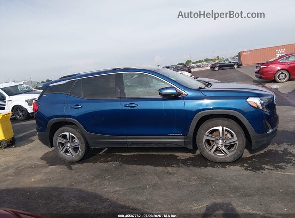 3GKALVEVXML387599 2021 GMC TERRAIN Blue Սալոնի հետևի տեսք