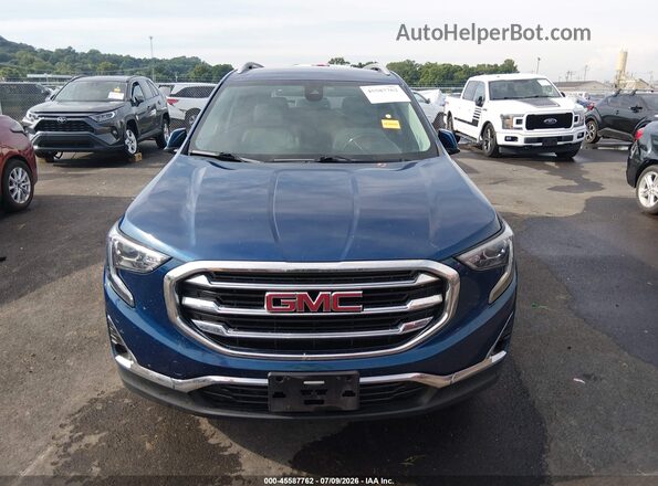 3GKALVEVXML387599 2021 GMC TERRAIN Blue Սարքավորումների վահանակի տեսք