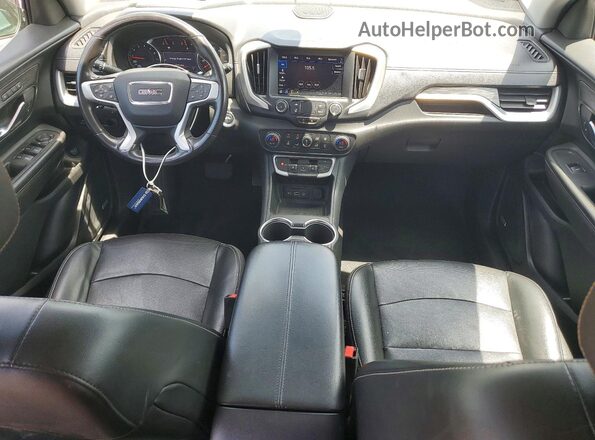 3GKALVEVXNL306814 2022 GMC TERRAIN Black Առջևի վահանակի տեսք