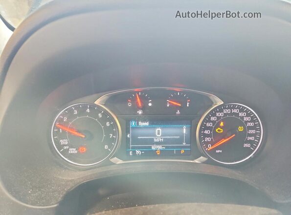 3GKALVEX0JL158829 2018 GMC TERRAIN Charcoal Vista del cuadro de instrumentos